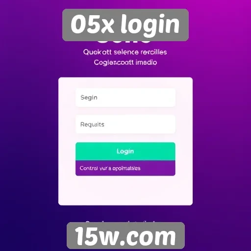 Dicas para otimizar sua experiência no 05x login