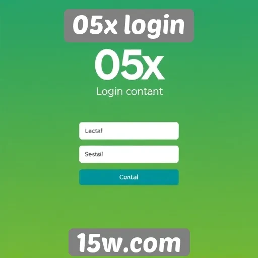 05x login novas funcionalidades em destaque