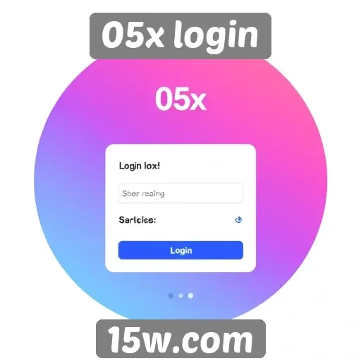Análise da interface do site 05x login
