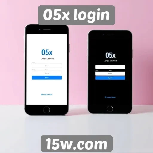 Desempenho técnico do 05x login em diferentes dispositivos